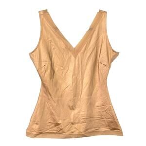 Spanx VNeck Camisole Tank Shapewear Beige XL